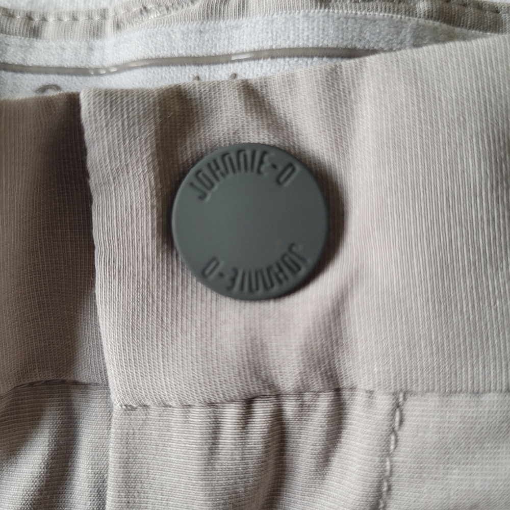 Johnnie O Prep Performance Shorts Mens 34 Gray Flex Stretch 9" Inseam Golf - Picture 5 of 6